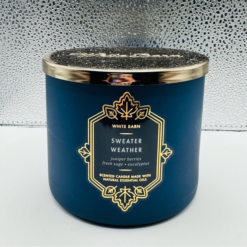 Bath & Body Works Sweater Weather 3 Wick Candle